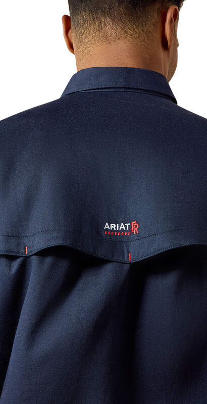 FR Solid Vent Work Shirt 02